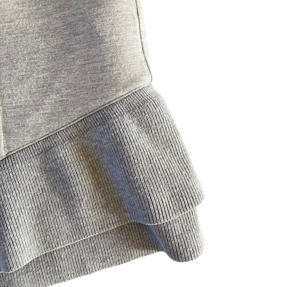 Thakoon Ruffle Scuba Casual Grey Women's Skirt - Picture 3 of 12